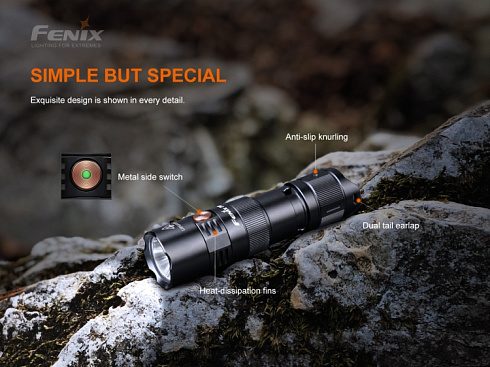 Фонарь Fenix PD25R (SST20, ANSI 800 лм, 16340/CR123A)