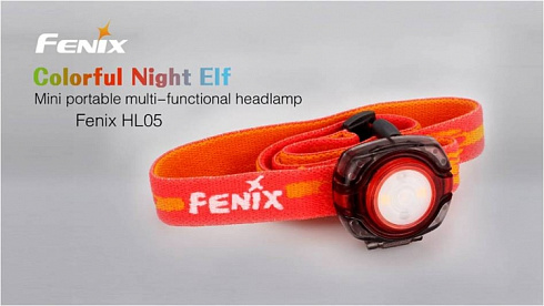 Фонарь Fenix HL05 Красный (White/Red LEDs, ANSI 8 лм, CR2032) 