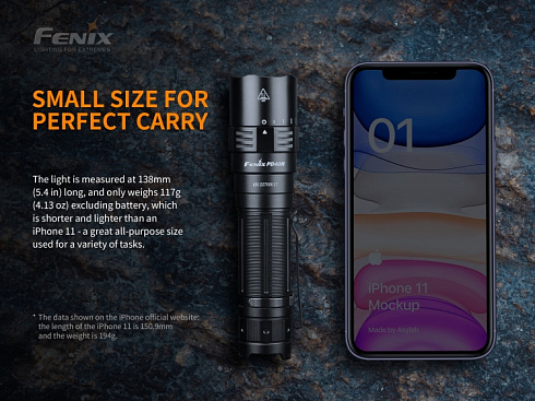 Фонарь Fenix PD40R V2.0 + подарок Fenix AOT-M (LUMINUS SST 70, ANSI 3000 лм, 21700)
