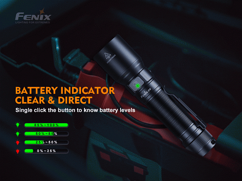 Фонарь Fenix C6 V3.0 (SST40, ANSI 1500 lm, 18650/CR123A)