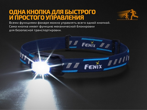 Фонарь Fenix HL16 Фиолетовый (XP-E2 R3, 70 лм, АА)