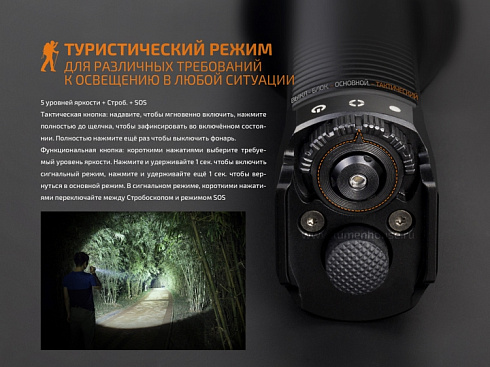 Фонарь Fenix TK35UE 2018 (XHP70 HI, ANSI 3200 лм, 18650)