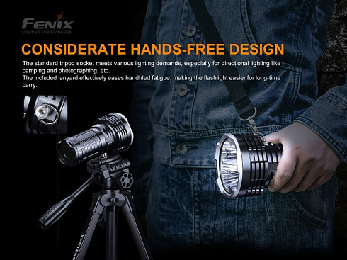 Фонарь Fenix LR50R (4xSST70, 12000 лм, Li-ion/21700)