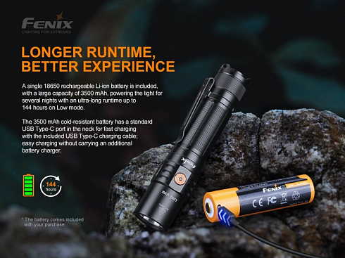 Фонарь Fenix LD32 UVC (XPH35, 1200 лм, 18650/CR123A)