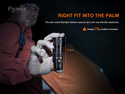 Фонарь Fenix PD25R (SST20, ANSI 800 лм, 16340/CR123A)