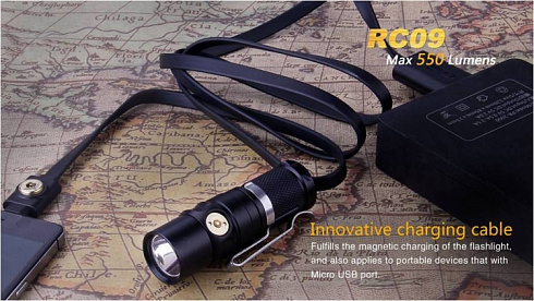 Фонарь Fenix RC09 (XM-L2, ANSI 550 lm, 16340/CR123A)