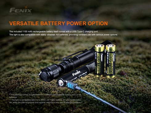 Фонарь Fenix LD22 V2.0 (LUMINUS, 800 лм, Li-ion/AA)