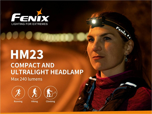 Фонарь Fenix HM23 (CREE, ANSI 240 лм, AA)