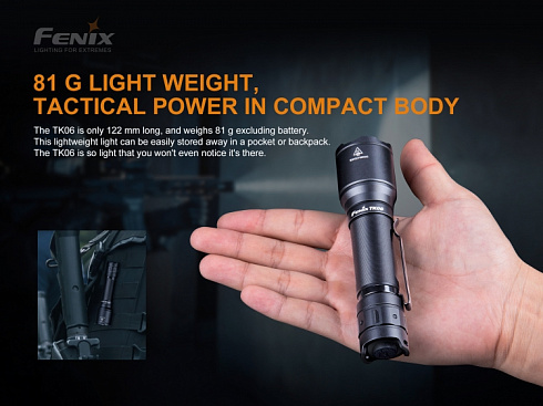 Фонари Fenix\Фонарь Fenix TK06 (LUMINUS SST20 L4, 800 лм, 18650)