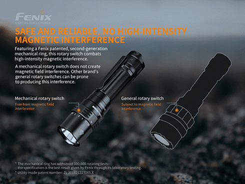 Фонарь Fenix PD40R V2.0 + подарок Fenix AOT-M (LUMINUS SST 70, ANSI 3000 лм, 21700)