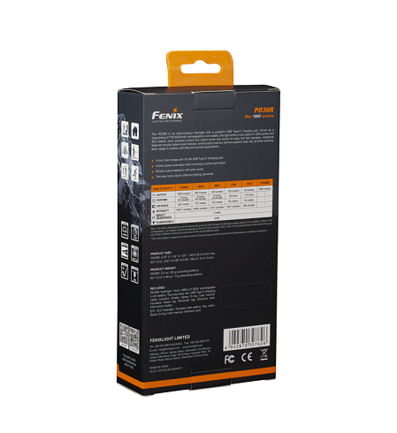 Набор фонарей Fenix PD36R + E01 V2.0