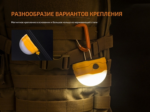 Фонарь Fenix CL20R Синий (16NWxLED, 300 лм, Li-Po)