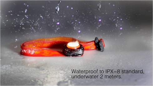 Фонарь Fenix HL05 Красный (White/Red LEDs, ANSI 8 лм, CR2032) 