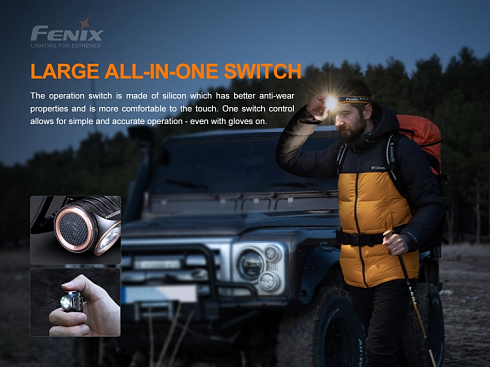 Фонарь Fenix HM50R V2.0 (XP-G S4, ANSI 700 лм, 16340)
