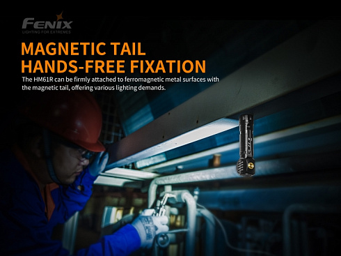 Фонарь Fenix HM61R (SST40, ANSI 1200 лм, 18650/CR123A)