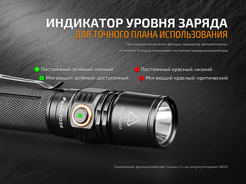 Фонарь Fenix PD35 V2.0 (XP-L HI V3, 1000 lm, 18650/CR123A)