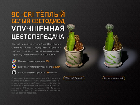 Фонарь Fenix LD02 V2.0 (XQ-E HI, 70 лм, 1xAAA) с УФ 365 нм