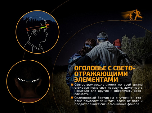 Фонарь Fenix HL16 Фиолетовый (XP-E2 R3, 70 лм, АА)