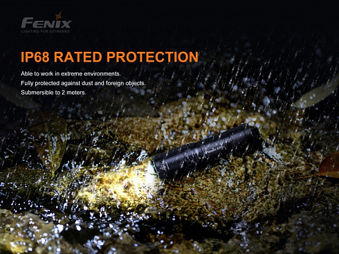 Фонарь Fenix E01 V2.0 Черный (XP-G2 S3, 100 лм, AAA)