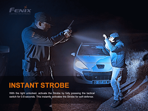 Фонарь Fenix PD36 TAC (SST70, ANSI 3000 lm, 21700)