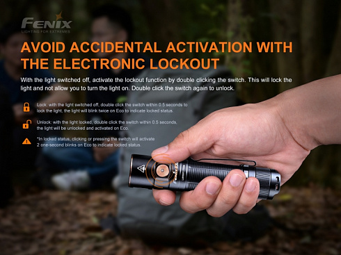 Фонарь Fenix E35 V3.0 (LUMINUS SST70, 3000 лм, 21700)