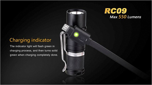 Фонарь Fenix RC09 (XM-L2, ANSI 550 lm, 16340/CR123A)