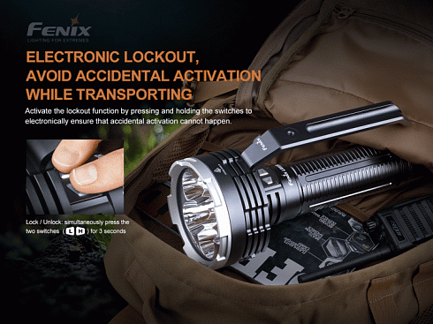 Фонарь Fenix LR80R (6xSST70, 18000 лм)