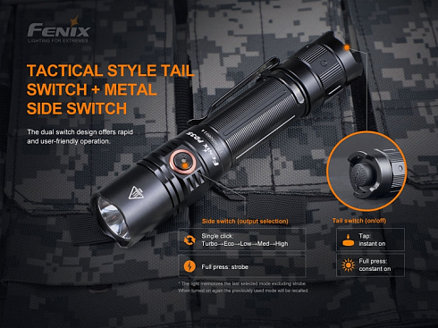 Фонарь Fenix PD35 V3.0 (SFT40, 1700 lm, 18650,CR123A)