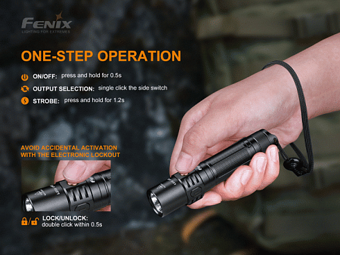 Фонарь Fenix LD32 UVC (XPH35, 1200 лм, 18650/CR123A)
