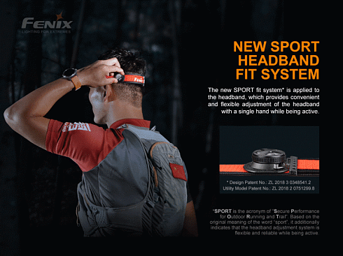 Фонарь Fenix HL18R-T (XP-G3 S3, 500 лм, Li-Po АКБAAA)