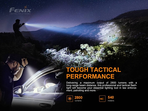 Фонарь Fenix TK22 TAC (SFT70, 2800 lm, 21700)