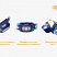 Фонарь Fenix HL16 Фиолетовый (XP-E2 R3, 70 лм, АА)