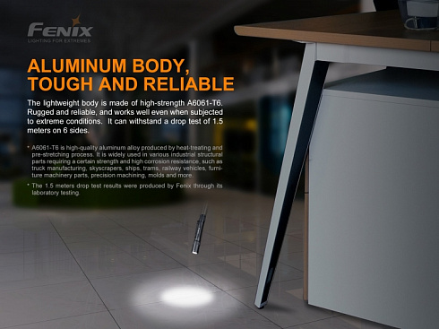 Фонарь Fenix E20 V2.0 (LUMINUS SST7, ANSI 350 лм, 2xAA)