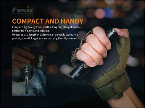 Фонарь Fenix PD36R (SST-40, ANSI 1600 lm, 21700)