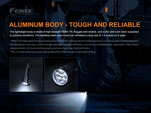 Фонарь Fenix LR35R (6 x LUMINUS SST40, 10000 лм, 21700)