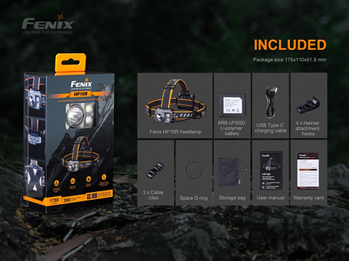 Фонарь Fenix HP16R (LUMINUS SST40, ANSI 1700 лм)
