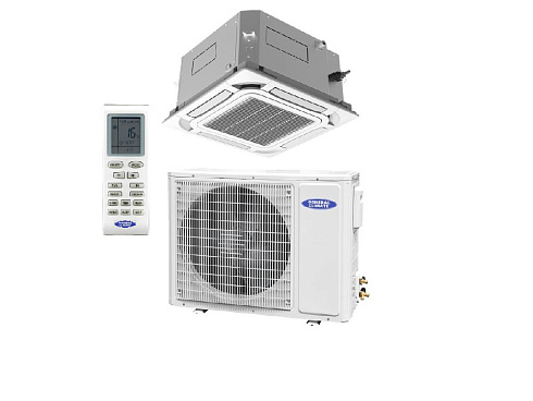 Кассетный кондиционер General Climate GC-4C12HRF(c) / GU-U12HF