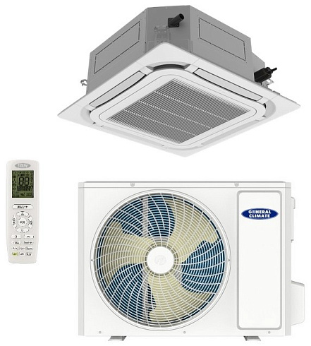 Кассетный кондиционер General Climate GC-4CE36HRF / GU-UE36HF