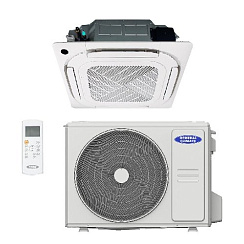 Кассетный кондиционер General Climate GC-4C24HRN2 / GU-U24H2N